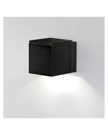 Wall light upper/lower light 5cm aluminum cube LED 5W 2700K 500Lm dimmable