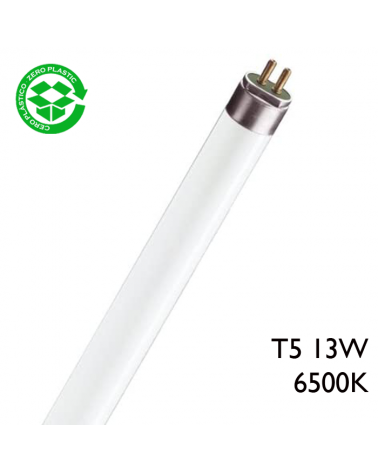 Tubo fluorescente trifósforo 13W T5 51,6cm F13T5/865 Luz día