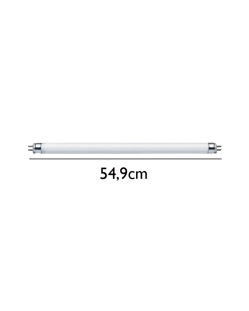 Tube Fluorescent T5 14W Blanc Jour 6400K - 549 Mm, 1250 Lm - Haute Efficacité, Durée De Vie 10 000 Heures - 9