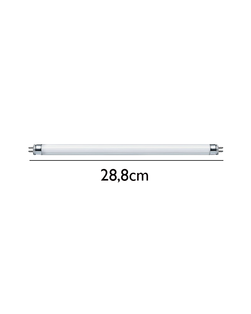 Tubo Fluorescente Toshiba FL8D T5 8W 6500K - Luce Diurna Per Macchine E Illuminazione