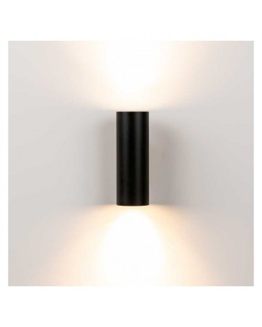 Wall light 7cm cylinder zamak and adjustable aluminum 2xGU10