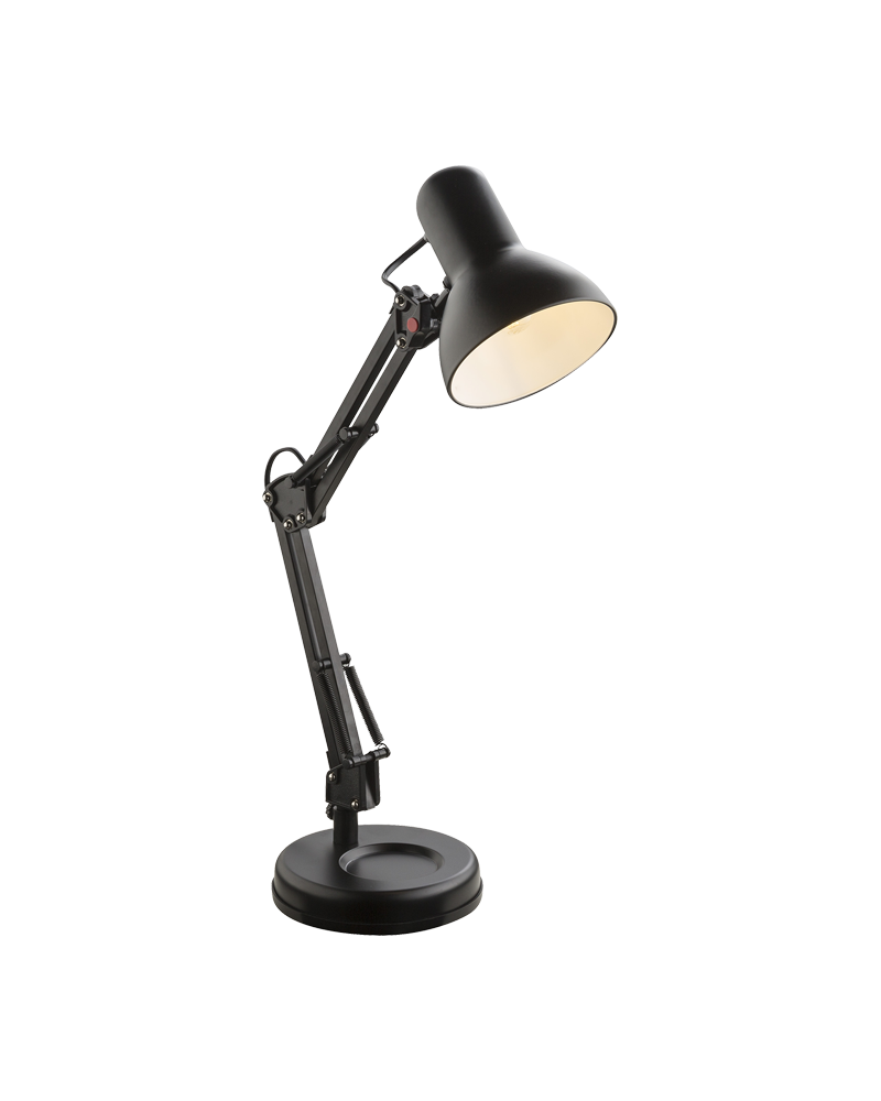 Pixar architect articulable reading desk lamp 40W E27 in metallic finish