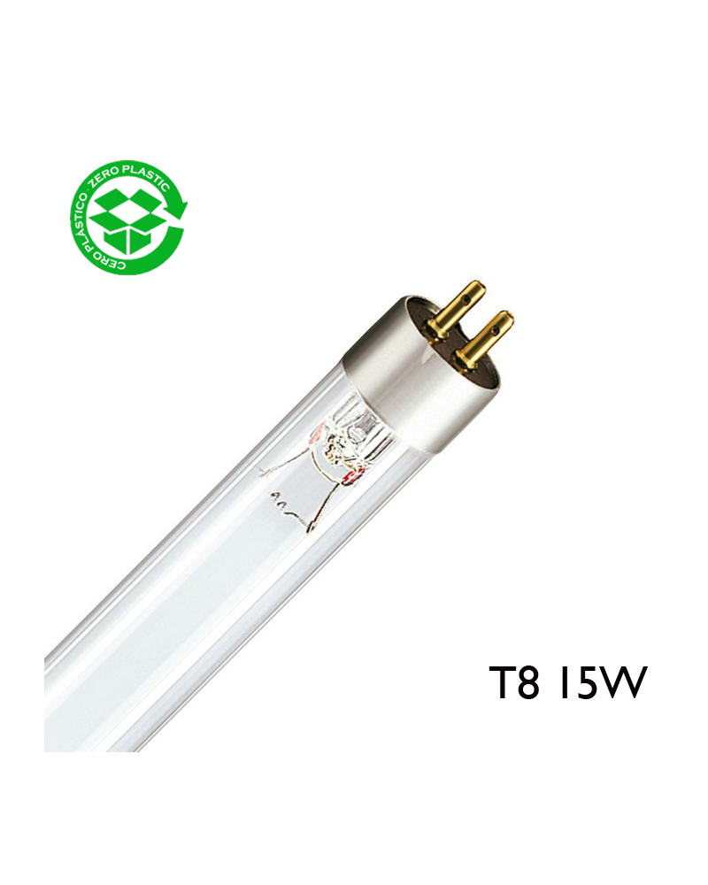 Germicidal tube 15W T8 G13 437mm G15T8