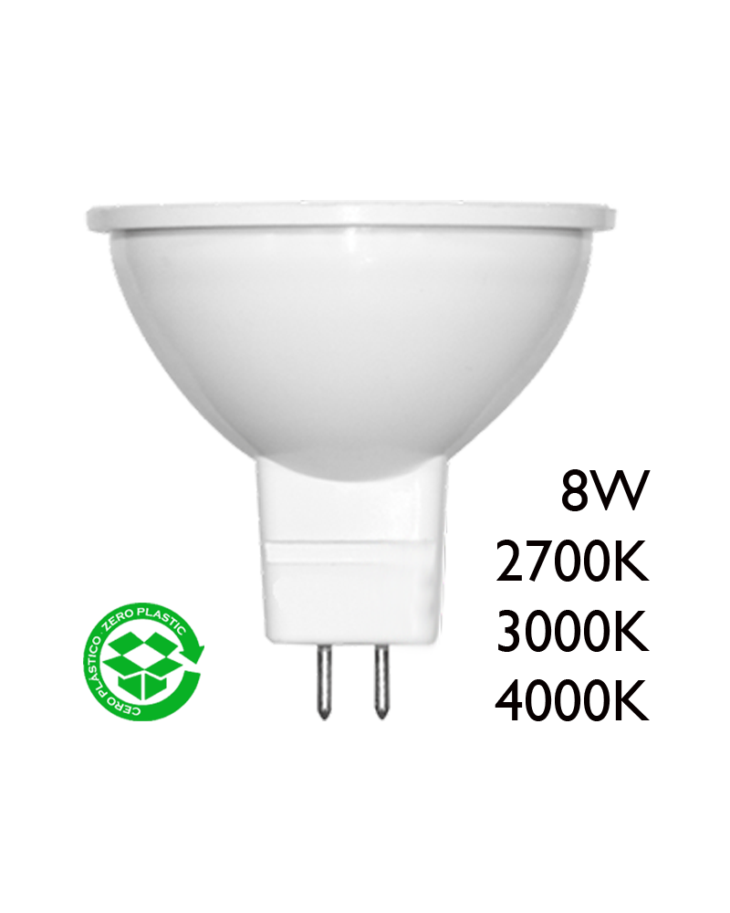 LED spot Dichroic 50mm 10W GU10 60° 12V AC/DC