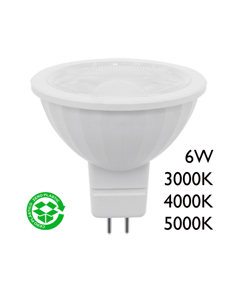 LED Spotlight bulb LED 6W GU5.3 12V 100º