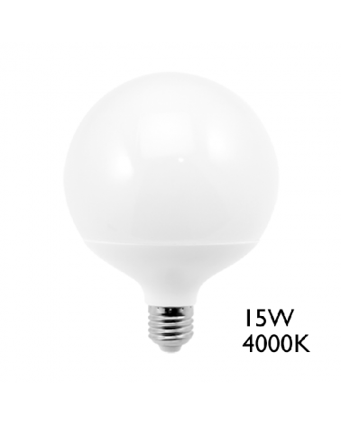 LED Globe Bulb 120mm LED 15W E27 Efficiency A+