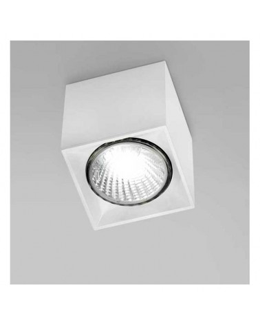 Cubic spotlight 8cm aluminum GU10 decorative cover