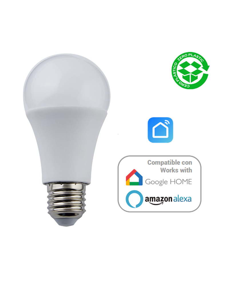 Smart bulb compatible Alexa LED Standard 10W
