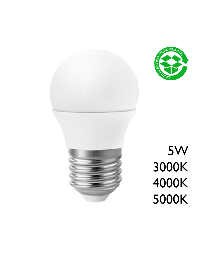 LED 5W E27 LED small round bulb