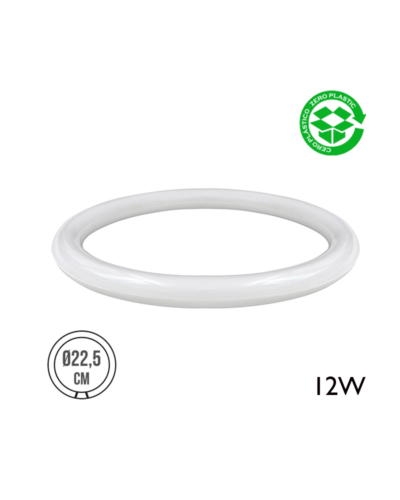 LED circular tube G10Q 12W 1000 Lm warm light