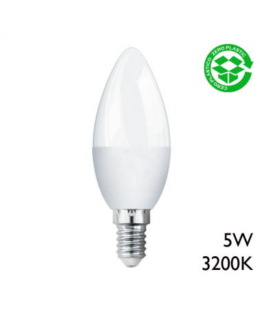 LED candle bulb 5W E14 warm light