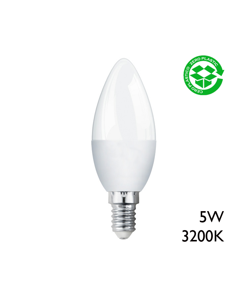 LED candle bulb 5W E14 warm light