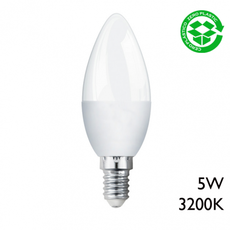 LED candle bulb 5W E14 warm light