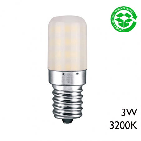 LED tubular bulb E14 3W 300 Lm 3200K warm light