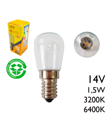 LED cauldron bulb 14V E14 1.5W 70Lm