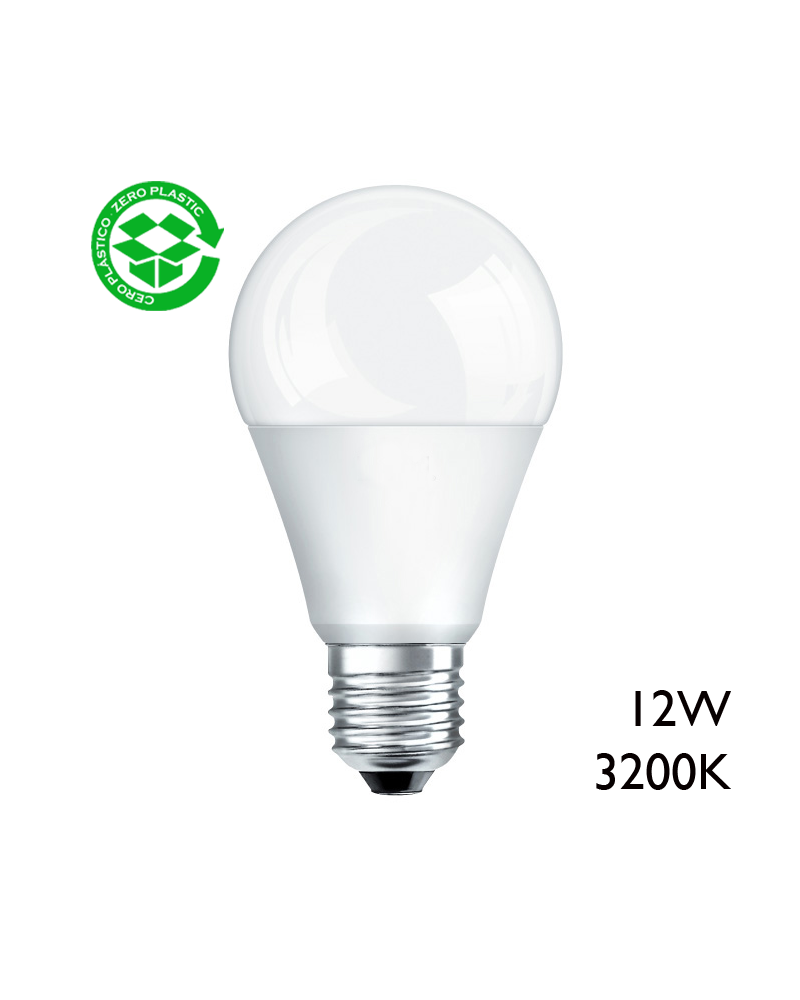 Bombilla estándar LED 12W E27 A+ luz cálida