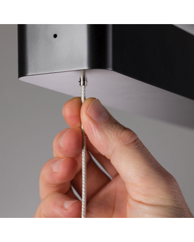 Black dimmable lamp 100cm 1x43W bluetooth dimmable black LED