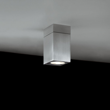 Outdoor surface ceiling lamp Block Out C direct light IP54 GU10