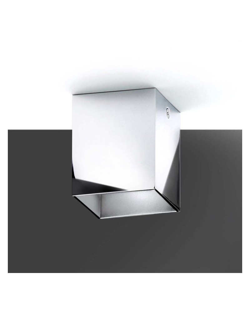 Foco cubico 5cm alumini tapa decorativa LED 5W 2700K 500Lm regulable