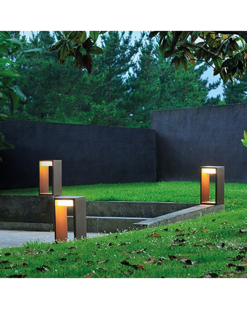 Outdoor beacon Frame S 42.5 cm in aluminum LED 16,6W 2700K