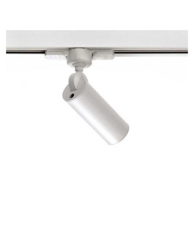 LED 5W 2700K 500Lm dimmable  smooth cylinder track spotlight with decorative steel ring LED 5W 2700K 500Lm dimmable oscillating