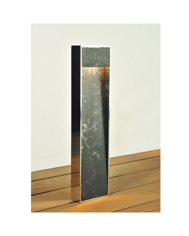 Zen outdoor beacon 50 cm high finished in steel and black LED 4,5W 3000K IP55