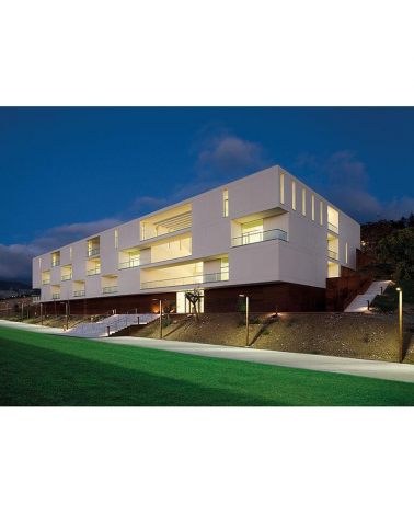 Zenete outdoor lamppost 300-1 303cm high galvanized metal LED 23.6W 3000K IP65