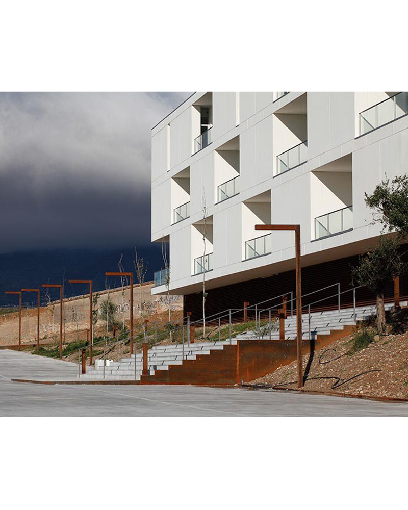 Zenete outdoor lamppost 300-1 303cm high galvanized metal LED 23.6W 3000K IP65