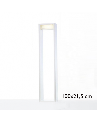 Baliza para exterior Frame L de 100 cm de aluminio LED 16,6W 2700K