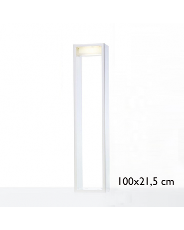 Outdoor beacon Frame L 100 cm in aluminum LED 16,6W 2700K