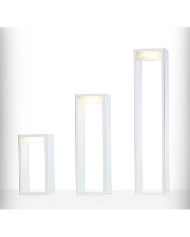 Outdoor beacon Frame L 100 cm in aluminum LED 16,6W 2700K