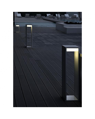 Outdoor beacon Frame L 100 cm in aluminum LED 16,6W 2700K