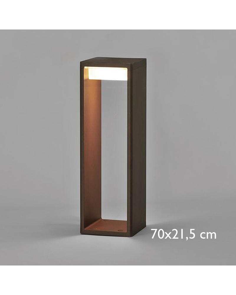 Baliza para exterior Frame M de 70 cm de aluminio LED 16,6W 2700K