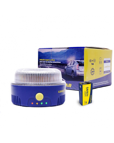 Emergency light V-16, 9V battery included.