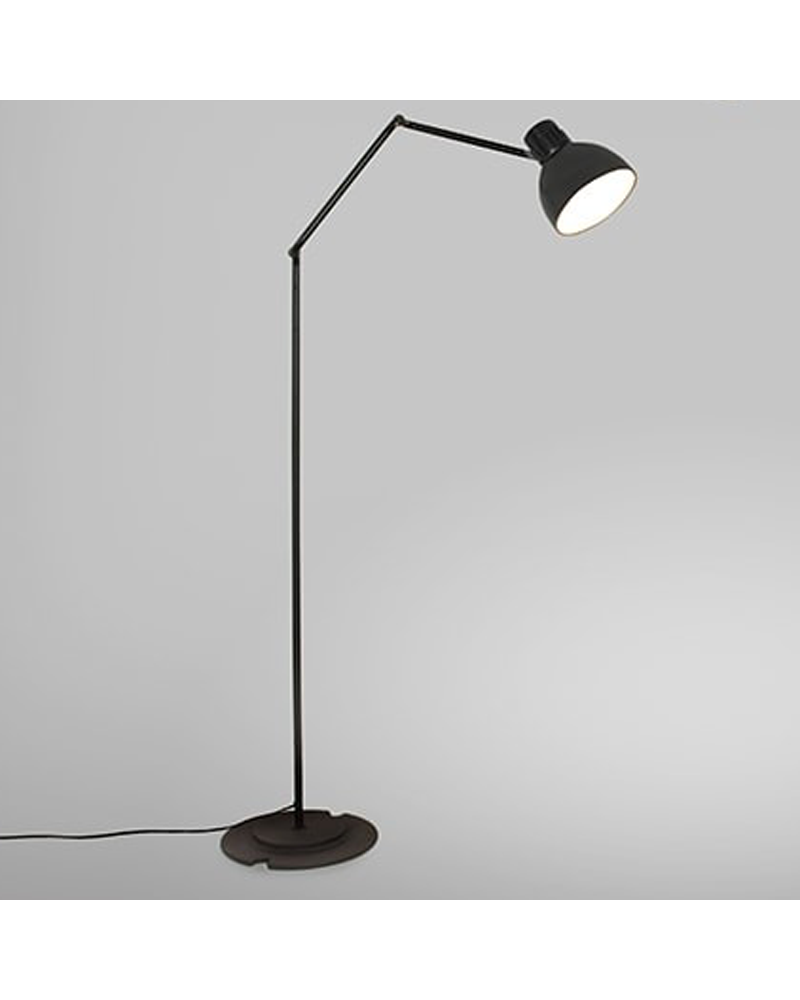 Design floor articulated lamp 113 cm BLUX SYSTEM F30 aluminum lampshade E27 11W