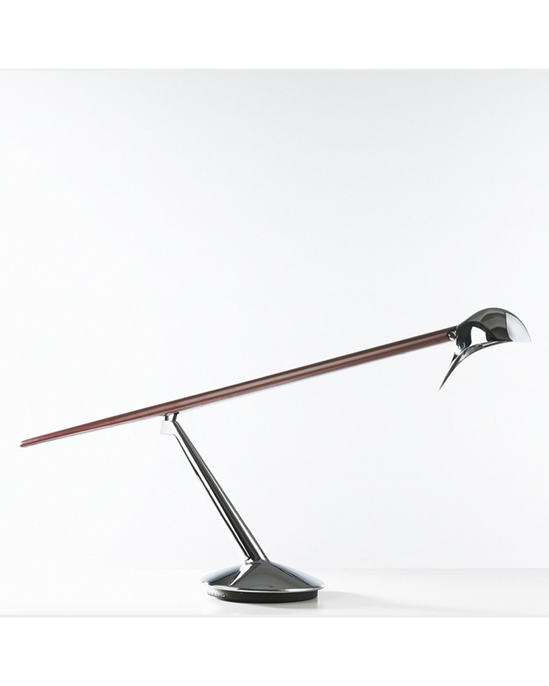Lámpara de diseño de mesa orientable BLUEBIRD T LED pantalla de aluminio 6,3W 3000K