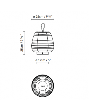 MISKO CAMP LED 2.1W 3000K Portable Design Lamp with Rechargeable Battery
