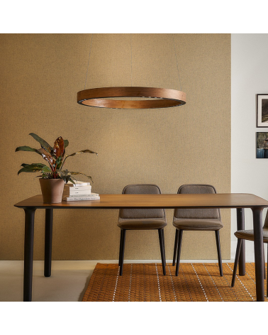 Design ceiling lamp R2 S90 FLAT CANOPY LED 4x18W 3000K in aluminum with rosette