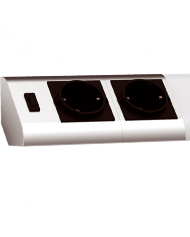 12W LED luminaire with 2 white light sockets 4000K