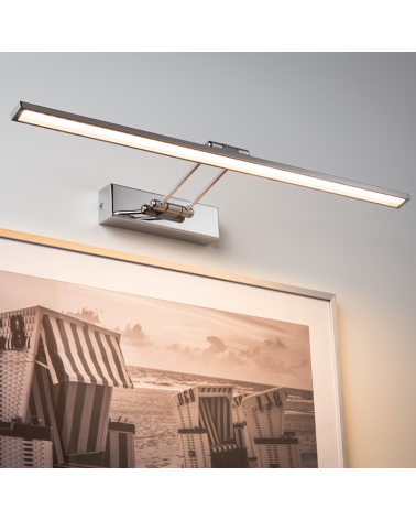 Wall light 58.5 cm 11W LED 2700K chrome