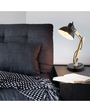 Flexo 45cm madera y metal 40W E27