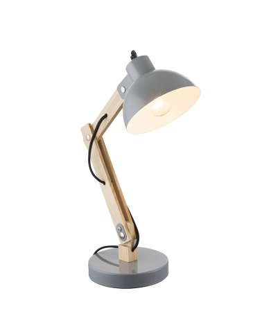 Flexo 45cm madera y metal 40W E27