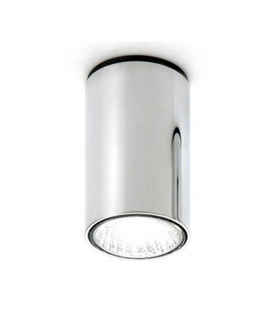 Fixed surface smooth cylinder spotlight 7x11.5cm zamak and aluminum adjustable GU10 adjustable