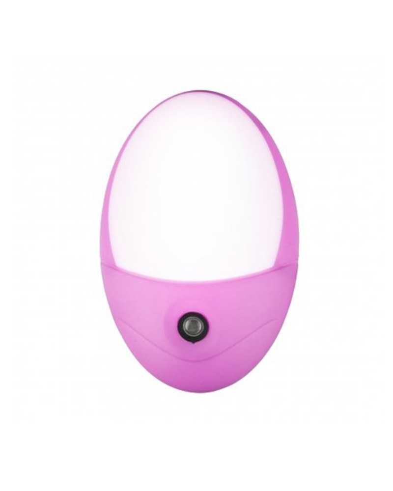 Luz nocturna infantil quitamiedos enchufable 10cm forma ovalada 6500K