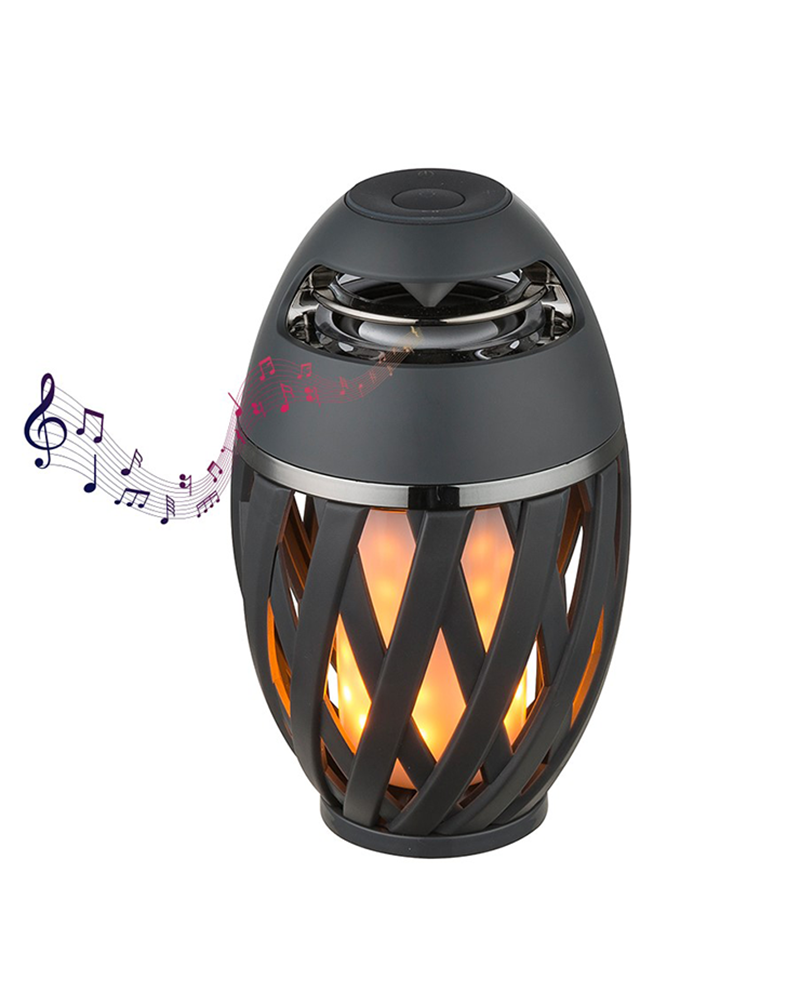 LED table lamp 16,5cm IP65 flashlight and speaker