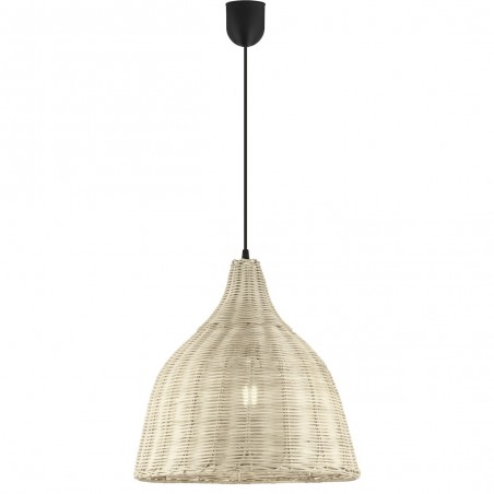 Ceiling lamp natural wicker lampshade 36cm 60W E27