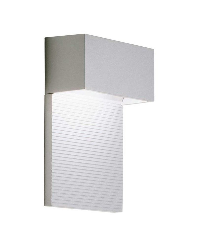 Sconce 11X15.1cm rectangular aluminum dimmable 1xG9 upper and lower light