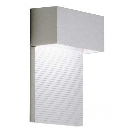Sconce 11X15.1cm rectangular aluminum dimmable 1xG9 upper and lower light