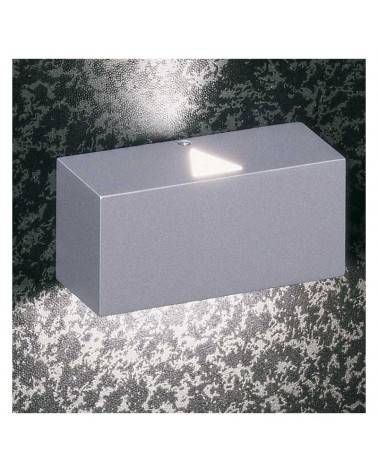 Wall lamp 11x5cm rectangular aluminum dimmable 2x5W 2700K 500Lm upper and lower light