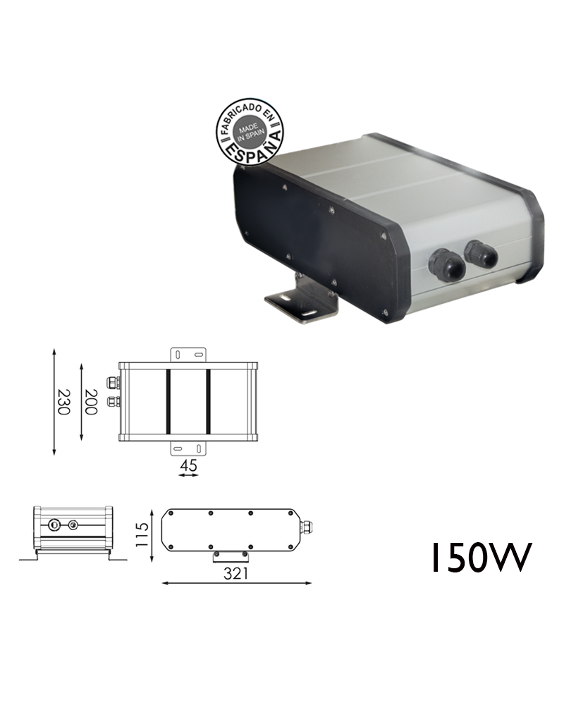 Remote box 150W 120WH DALI